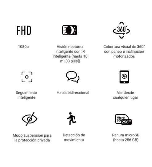 C6N CAM IP INT PT 2MP 1080P WIFI 2.4GHZ LENTE 4MM