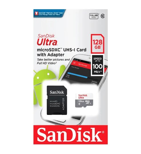 MEMORIA MICRO SD SanDisk CLASS10-128GB 2 MEMORIA MICRO SD SANDISK CLASS10-128GB