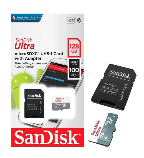 MEMORIA MICRO SD SanDisk CLASS10-128GB 3 MEMORIA MICRO SD SANDISK CLASS10-128GB