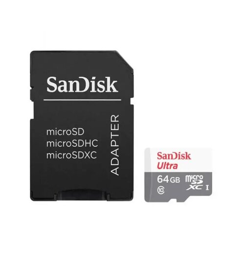 MEMORIA MICRO SD SANDISK CLASS10-64GB